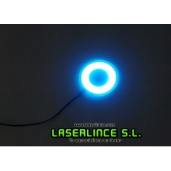 Aro de luz electroluminiscente 6cm azul