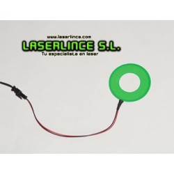 Ring 6cm green electroluminescent light