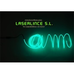Electroluminescent light cable 100 cm green