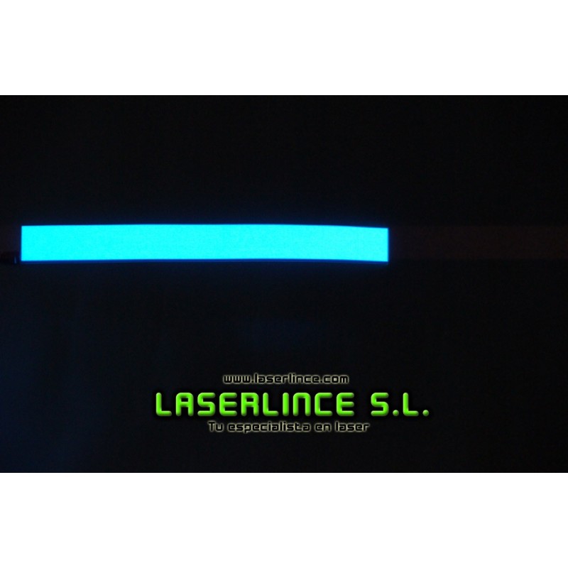 Electroluminescent light strip 30.5 cm X 3.2 cm blue
