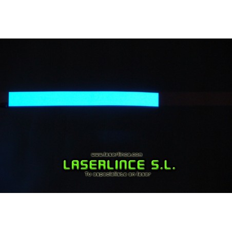 Cinta de luz electroluminiscente 30,5cm X 3,2cm azul
