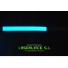 Electroluminescent light strip 30.5 cm X 3.2 cm blue