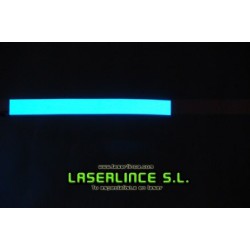 Cinta de luz electroluminiscente 30,5cm X 3,2cm azul