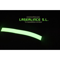 Cinta de luz electroluminiscente 30,5cm X 3,2cm amarilla