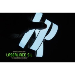 Electroluminescent light strip 100cm X 1.5 cm blue