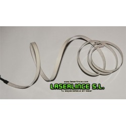 Electroluminescent light strip 100cm X 1.5 cm turquoise