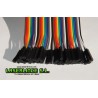 40 cables Dupont Wire 2,54mm longitud 180mm macho hembra