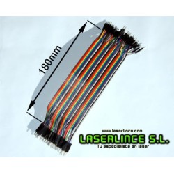 40 Dupont Wire Cable 2.54mm 180mm length male male