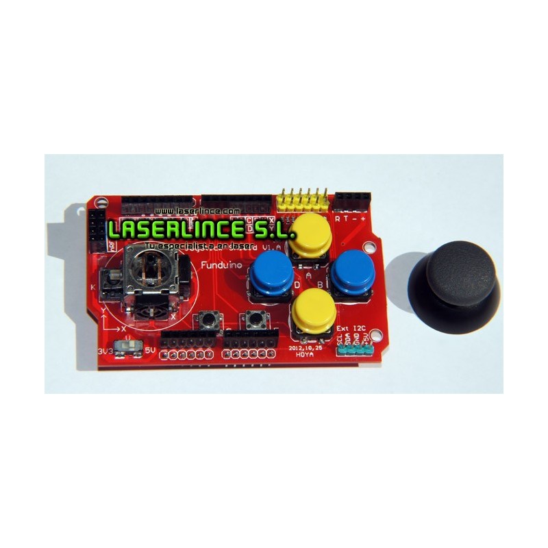 Module joystick and five buttons for Arduino