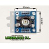 Sensor de color e intensidad de luz TAOS TCS 3200 + LEDs