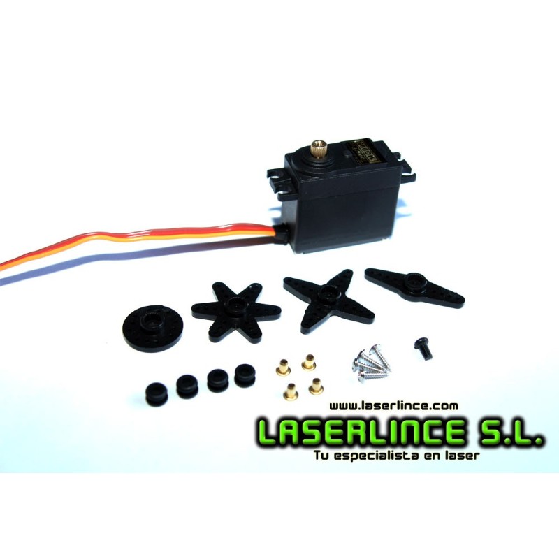 MG995 servo motor torque speed with metal gears