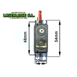 MG995 servo motor torque speed with metal gears