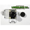 Sensor de color e intensidad de luz TAOS TCS 3200 + lente y LEDs
