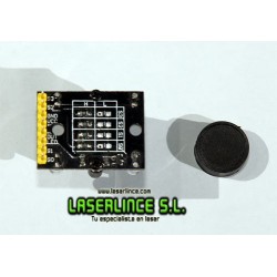Sensor de color e intensidad de luz TAOS TCS 3200 + lente y LEDs