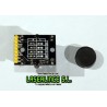 Sensor de color e intensidad de luz TAOS TCS 3200 + lente y LEDs