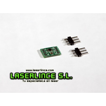 Sensor de color e intensidad de luz TAOS TCS 3414FN