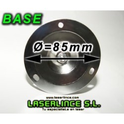 A4 Soporte acero-aluminio de calibrado industrial láser 12mm