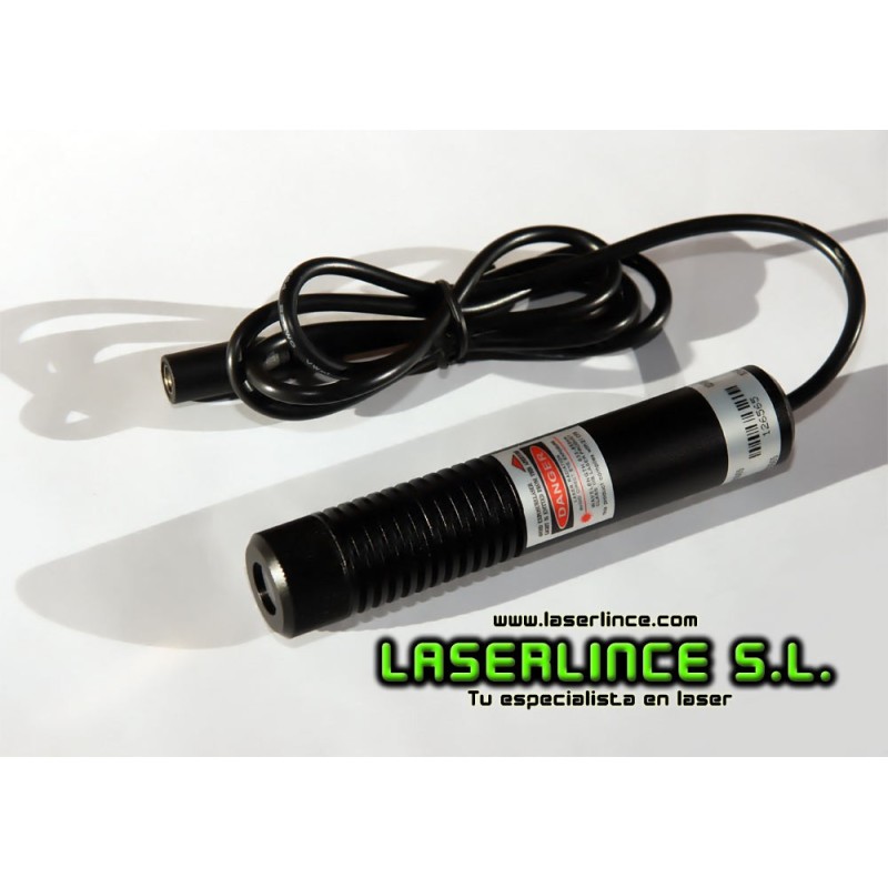 A2 Module red laser line generator industrial focus 10mW (650nm)