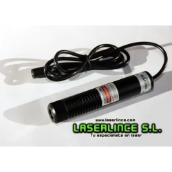 A2 Module red laser line generator industrial focus 10mW (650nm)