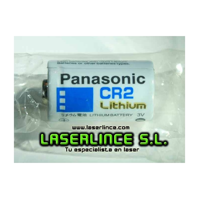 Batería alcalina CR2 marca Panasonic 3V