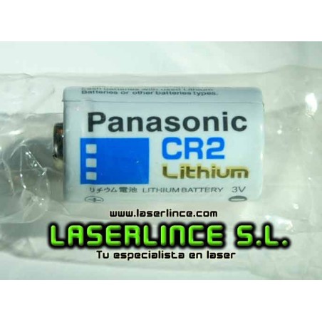 Batería alcalina CR2 marca Panasonic 3V