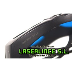 Gafas de protección láser rojo e infrarrojo 600 a 1100nm OD 6+