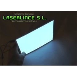 Panel de luz electroluminiscente tamaño A4 azul