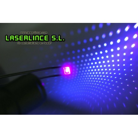 Red de difracción cruzada para división de haces láser 5X5mm