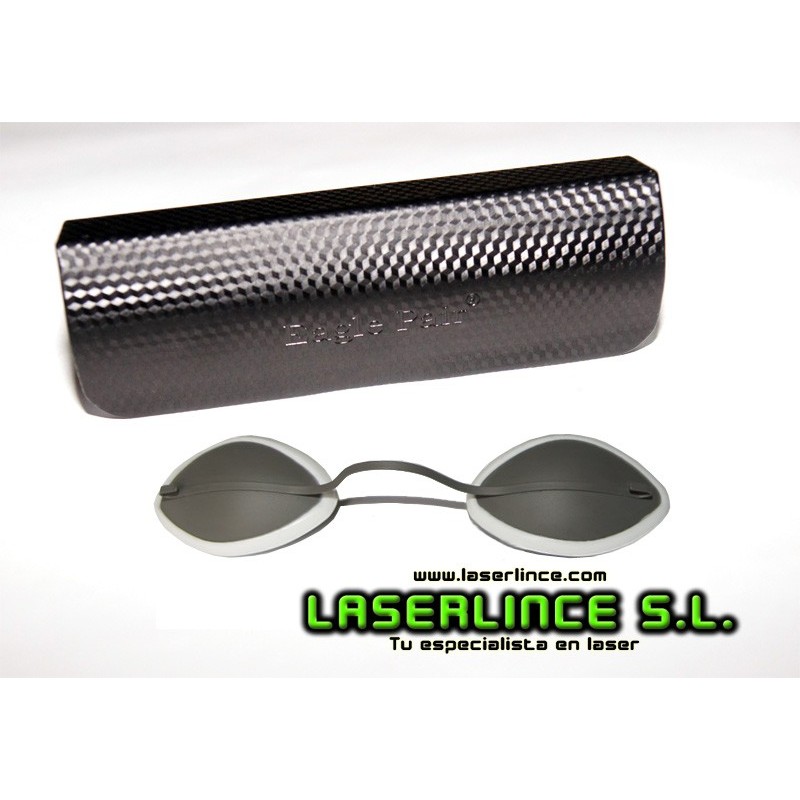 Gafas metálicas opacas de protección láser e IPL para pacientes