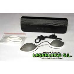 Gafas metálicas opacas de protección láser e IPL para pacientes