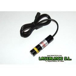 A3 Láser rojo generador de línea industrial 50mW 650nm