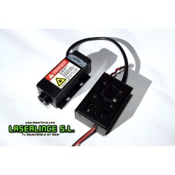 B2 Módulo láser verde 100mW, 532 nm generador de haz ancho 15mm