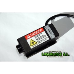 B2 Módulo láser verde 100mW, 532 nm generador de haz ancho 15mm