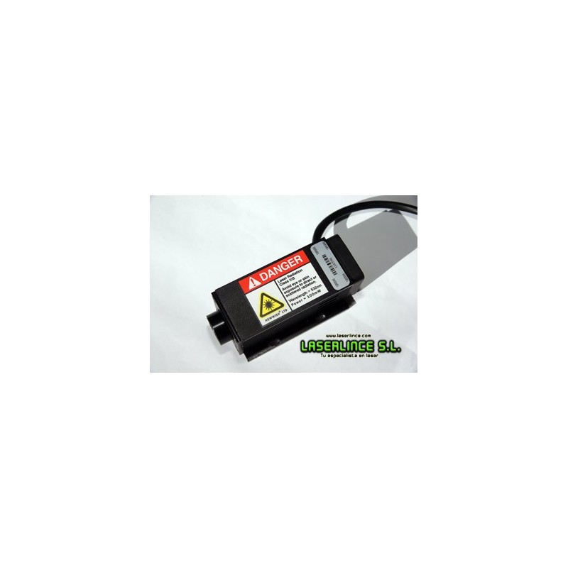 B2 100mW Green Laser Module, 532 nm wide beam generator 15mm