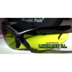 Gafas de protección láser infrarrojo de 800 a 1100nm OD 6+