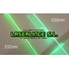 green laser module 50mW 520nm OSRAM LED with TTL modulation