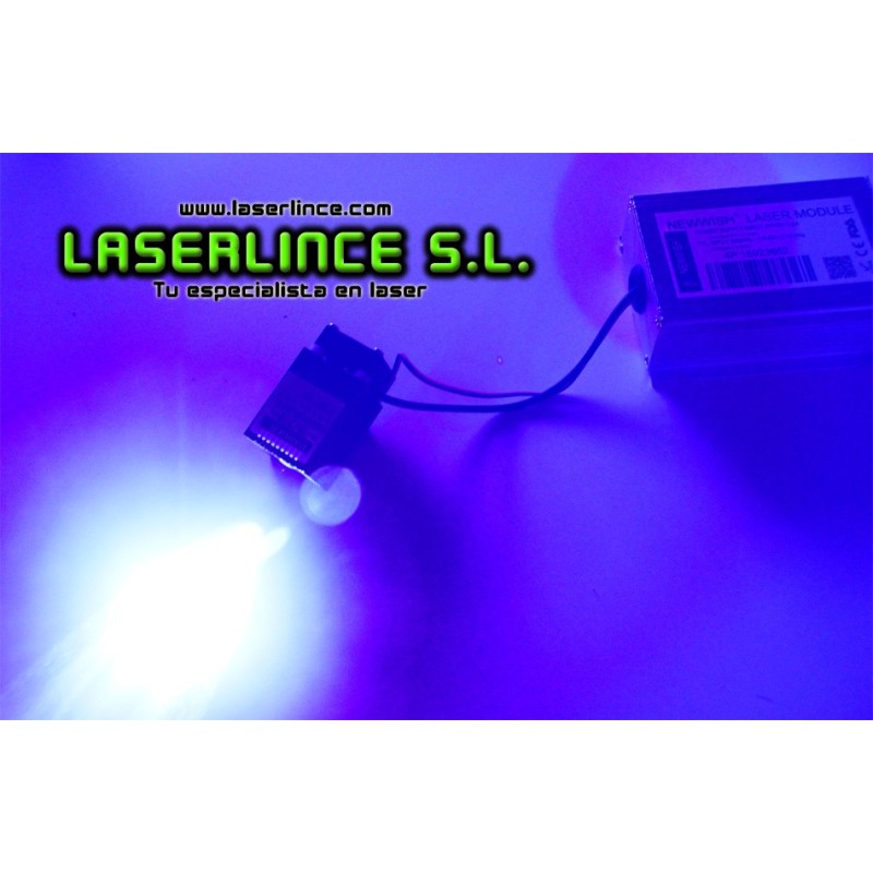 D2 Blue laser module 1000mW (450nm) with TTL modulation