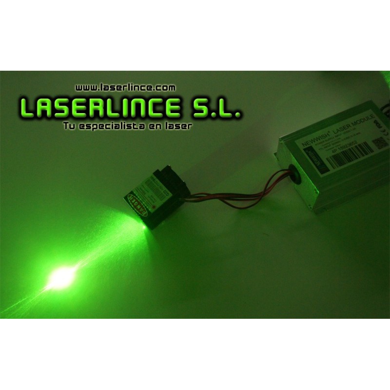 B1 Módulo láser verde 80mW (532nm) con modulación TTL