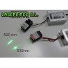 B8 Módulo láser verde 100mW (520nm) con modulación TTL