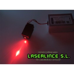 A8b Módulo láser rojo 200mW (650 nm) Modulable TTL