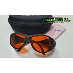 Gafas de protección para láser verde y violeta OD 7+
