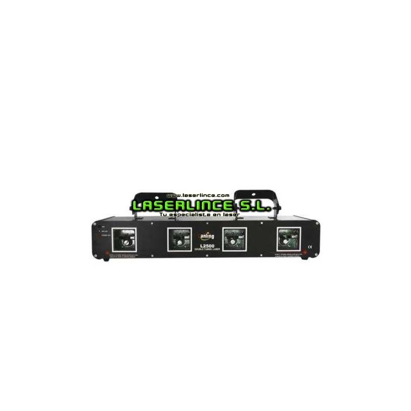 L2500 (2X100mW rojo, 2X25mW verde)