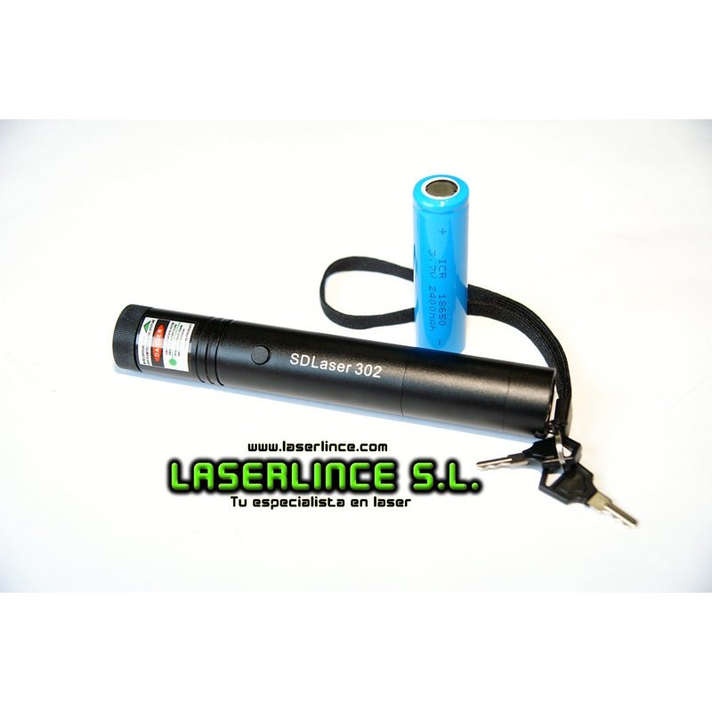 D4 Puntero láser verde colimable de 150mW (532nm) SDLaser 302