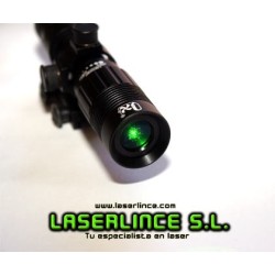 E1c Puntero láser verde regulable y enfocable LXGD (532nm) 100mW
