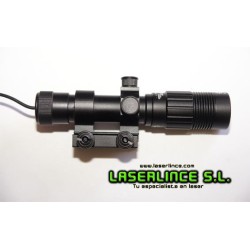 E1c Puntero láser verde regulable y enfocable LXGD (532nm) 100mW
