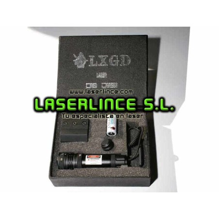 Láser rojo regulable LXGD CR123A 5mW para tiro de precisión