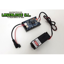 D3 Módulo láser azul 3500mW (450nm) con modulación TTL