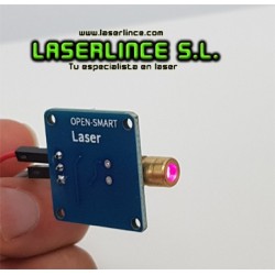 Módulo láser rojo de 0 a 1mW con driver de control de potencia
