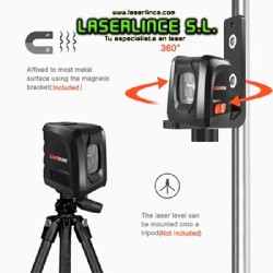 A0 Nivel laser verde 515nm 5mW autonivelable Clase II