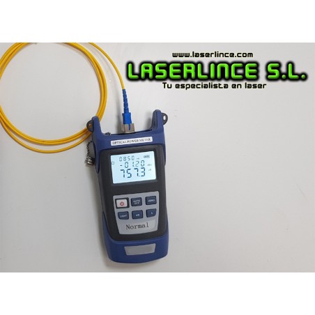 Medidor de potencia laser en fibra óptica 800-1700nm